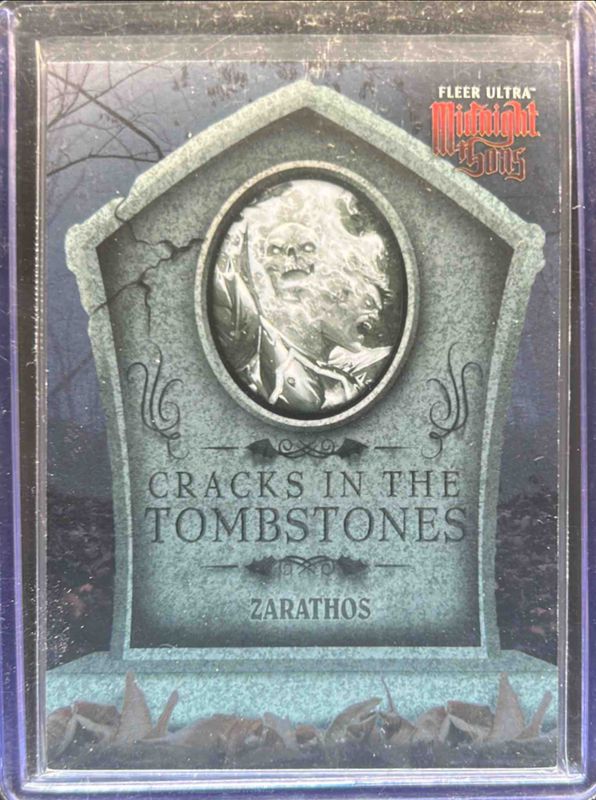 2023 Fleer Ultra Midnight Sons #GR6 Cracks in the Tombstones