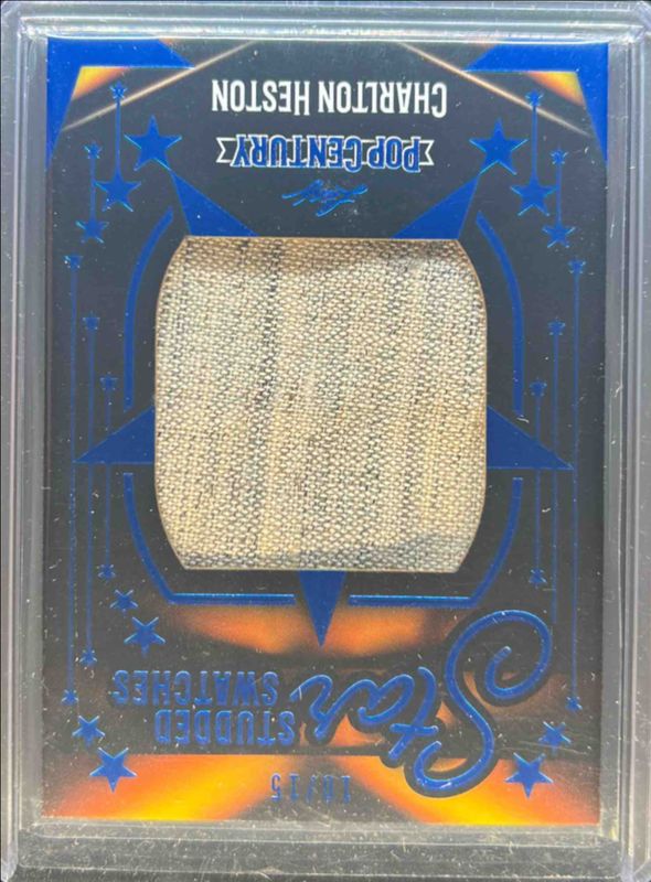 2023 Leaf Metal Pop Century #SSS-15 Star Studded Swatches Blue /15