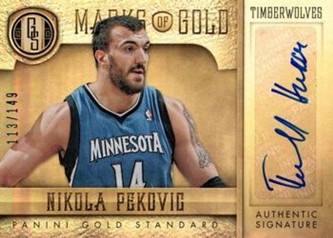 2012 Gold Standard #78 Marks of Gold Autographs