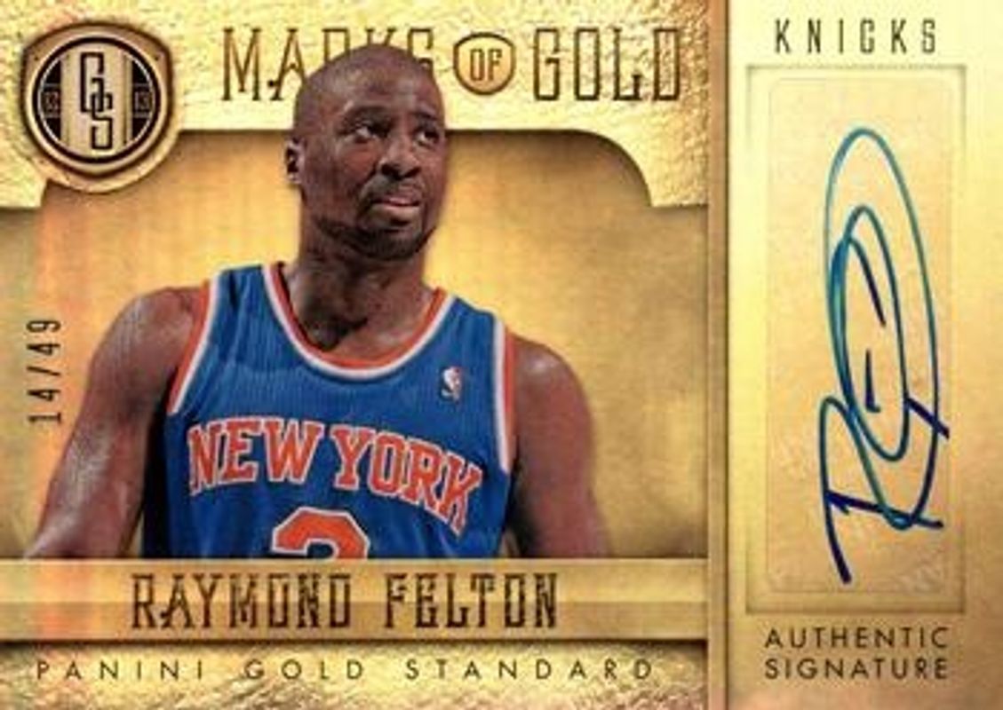 2012 Gold Standard #92 Marks of Gold Autographs