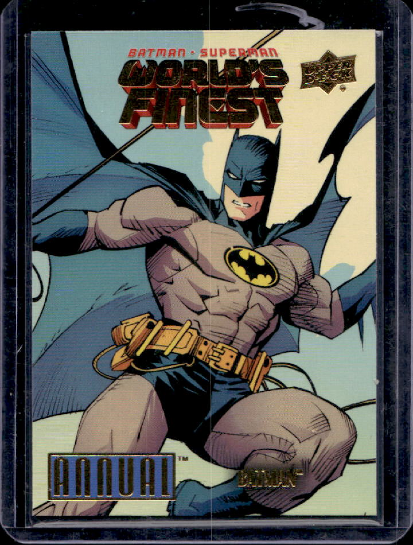 Batman 2023 Upper Deck DC Annual #WF-1 Batman Superman World's Finest ...
