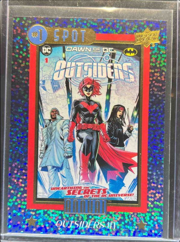 2023 Upper Deck DC Annual #N1S-9 #1 Spot - Sparkle /99