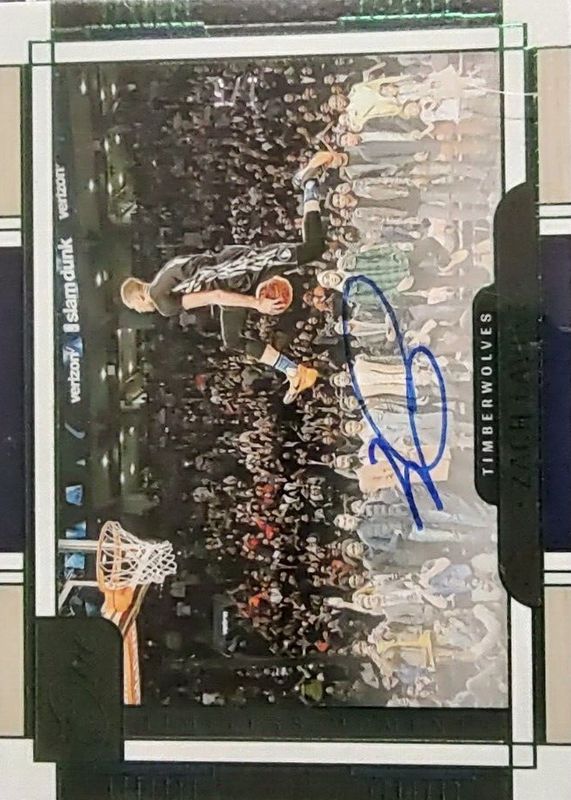 Zach LaVine 2023 One and One #TMA-ZLV Timeless Moments Autographs - Green /5 SGC 10