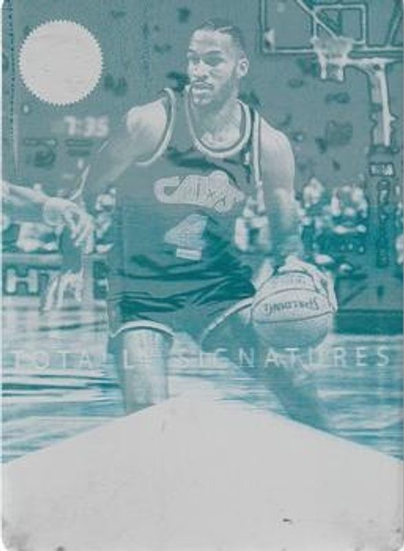 2012 Totally Certified #80 Totally Silver Signatures - Printing Plate Cyan /1