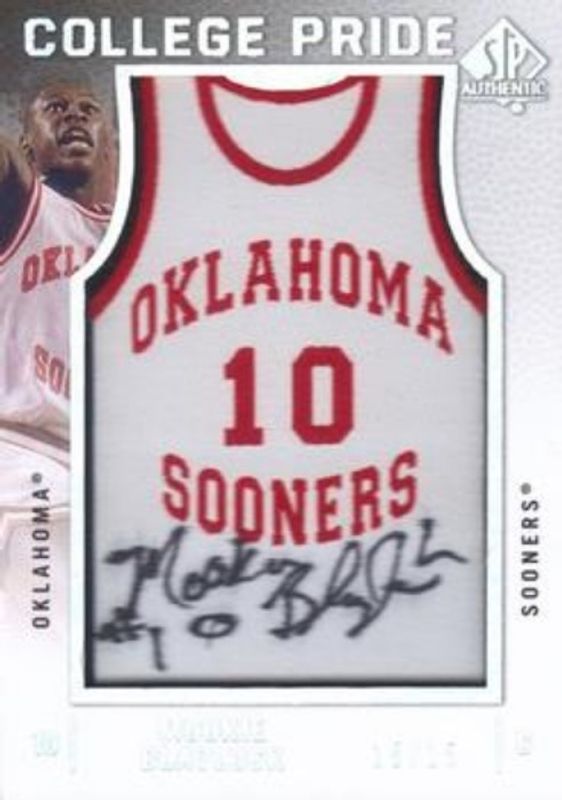 2012 SP Authentic #CP-MB College Pride Autographs Gold /3