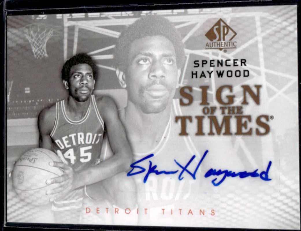 2012 SP Authentic #S-SH Sign of the Times