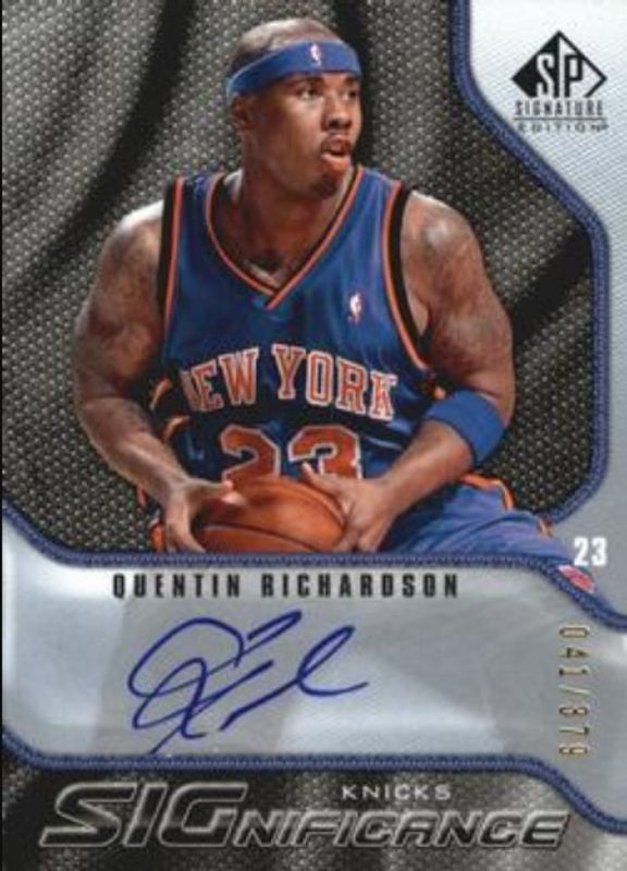 2009 SP Signature Edition #S-QR SIGnificance /399
