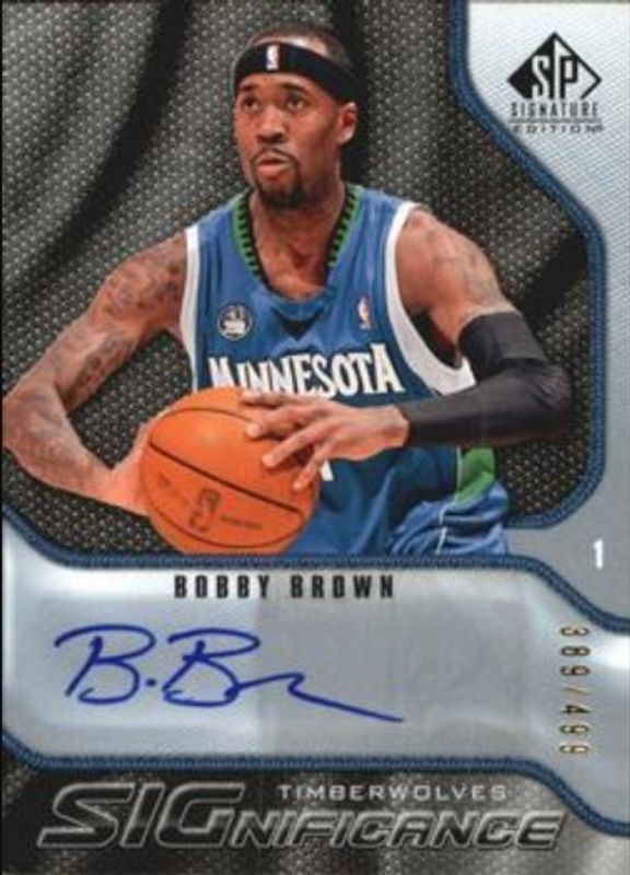 2009 SP Signature Edition #S-BB SIGnificance /399