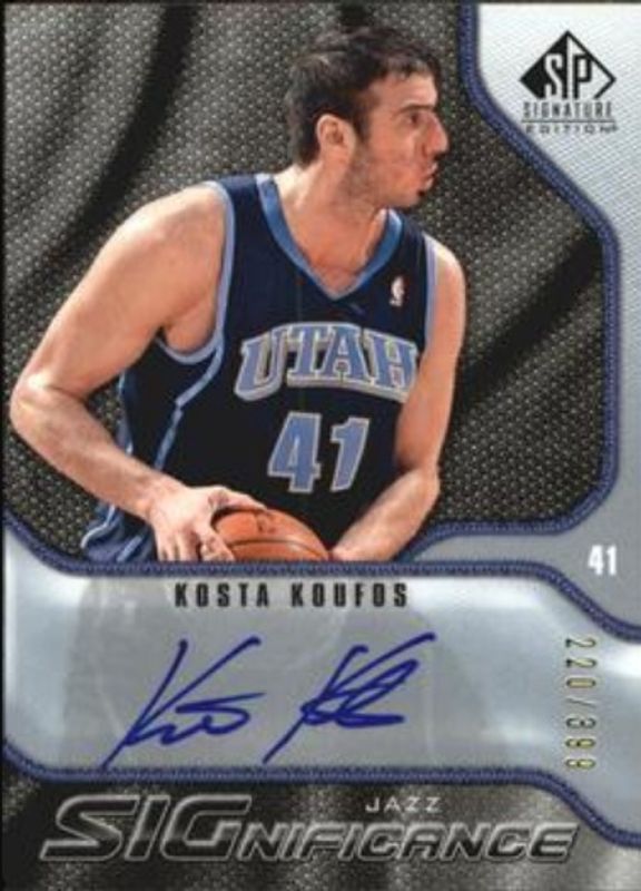 2009 SP Signature Edition #S-KK SIGnificance /399