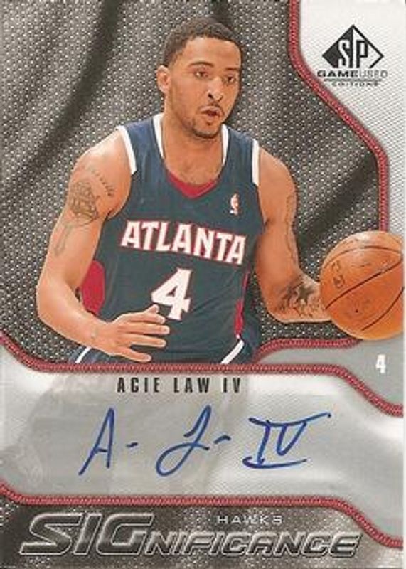 2009 SP Game Used #S-AL SIGnificance