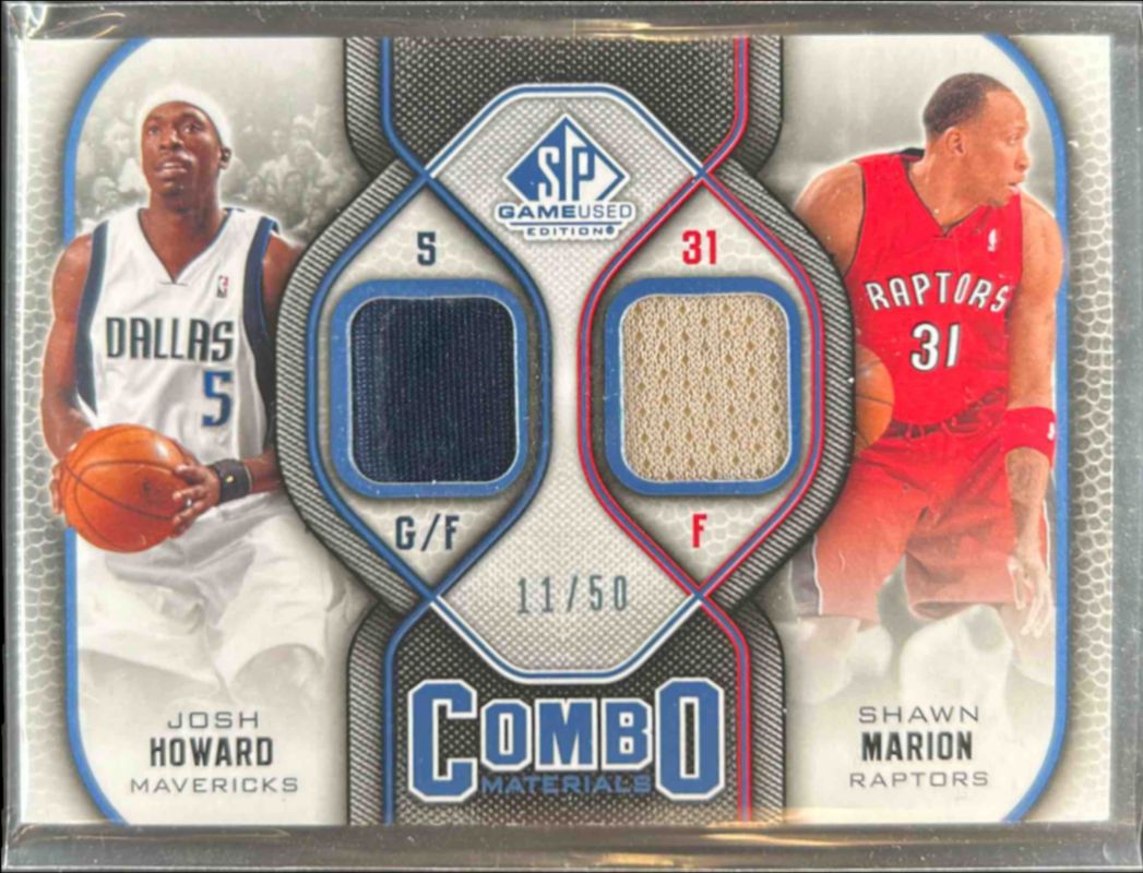 2009 SP Game Used #CM-JM Combo Materials 50 /50