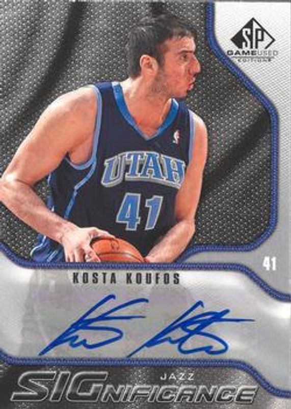 2009 SP Game Used #S-KK SIGnificance