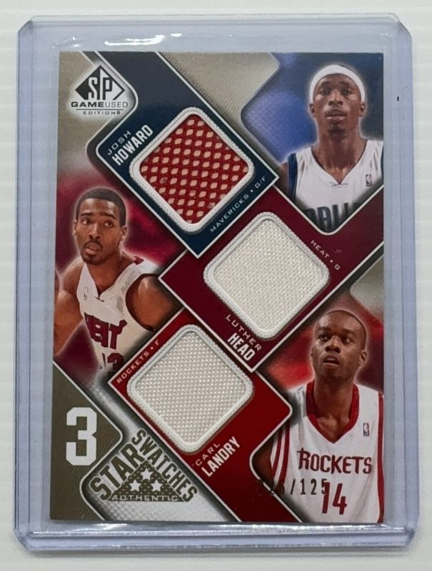 2009 SP Game Used #3S-HHL 3 Star Swatches 125 /125