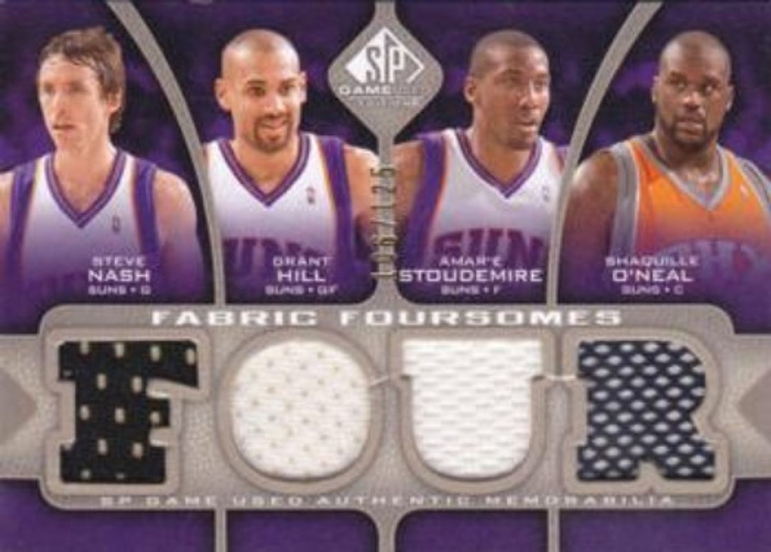 2009 SP Game Used #F4-NHSO Fabric Foursome 125 /125