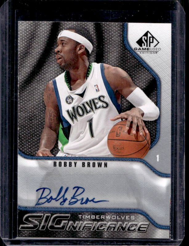 2009 SP Game Used #S-BR SIGnificance