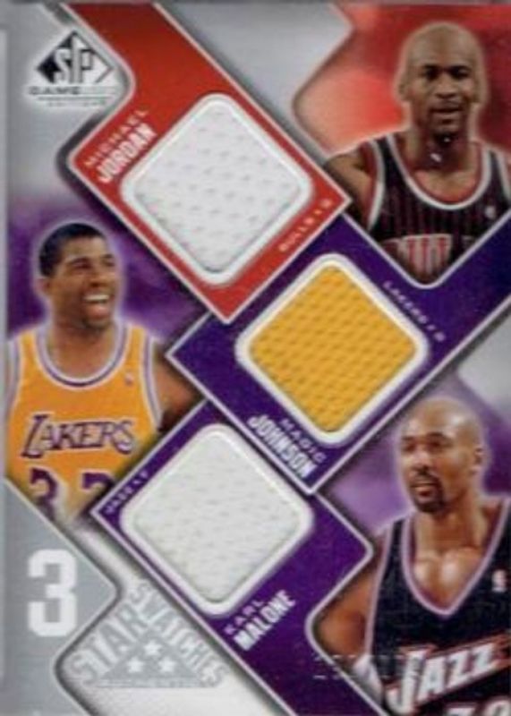 2009 SP Game Used #3S-JMJ 3 Star Swatches /299
