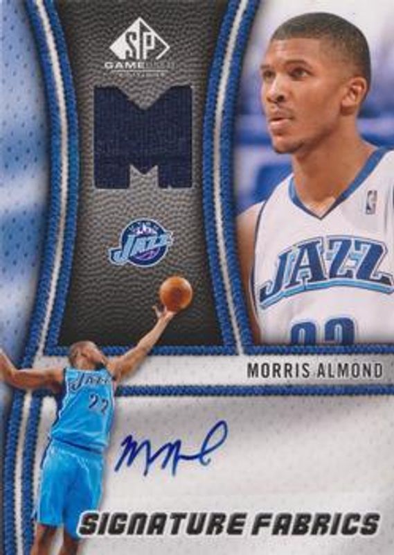 2009 SP Game Used #SF-AL Signatures Fabrics