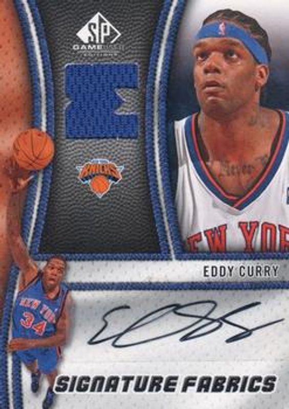 2009 SP Game Used #SF-EC Signatures Fabrics