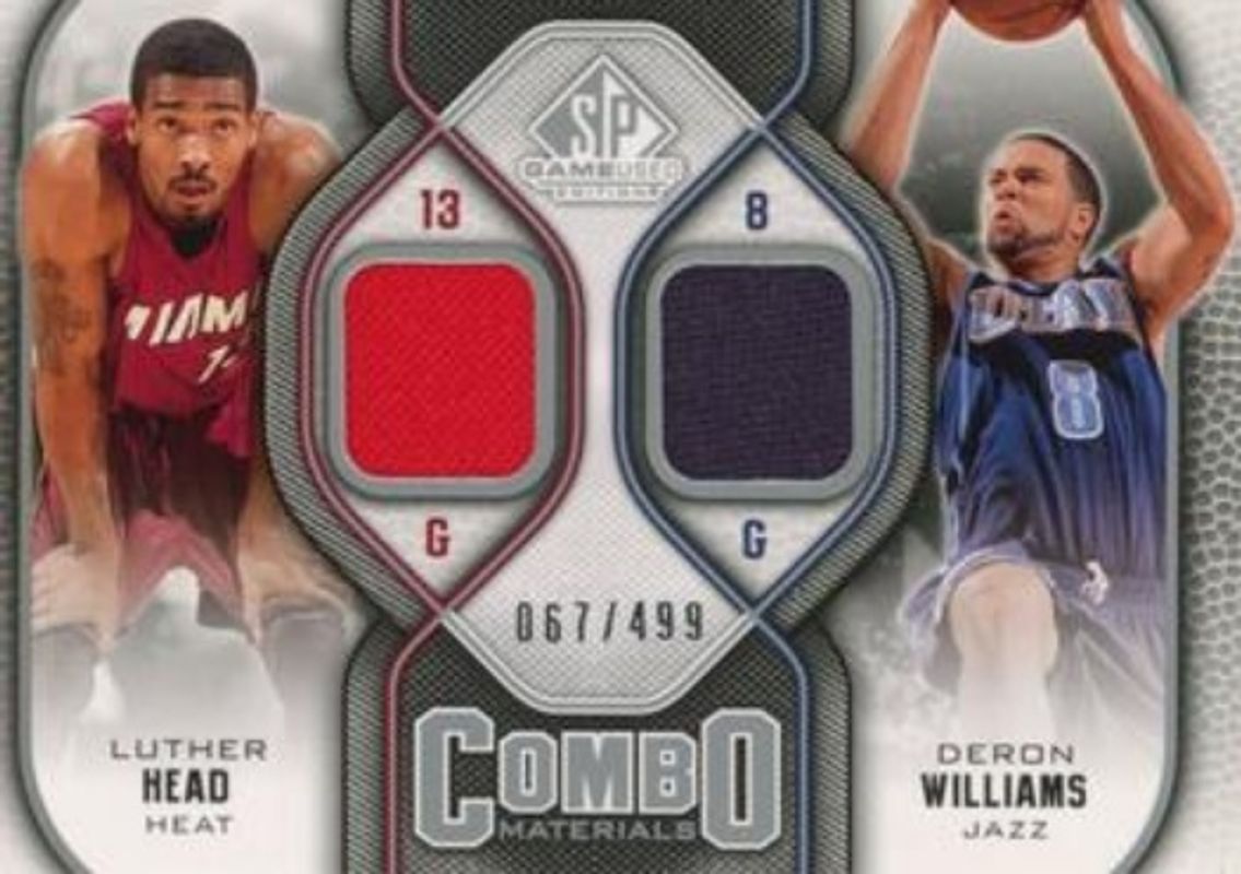 2009 SP Game Used #CM-WH Combo Materials /499