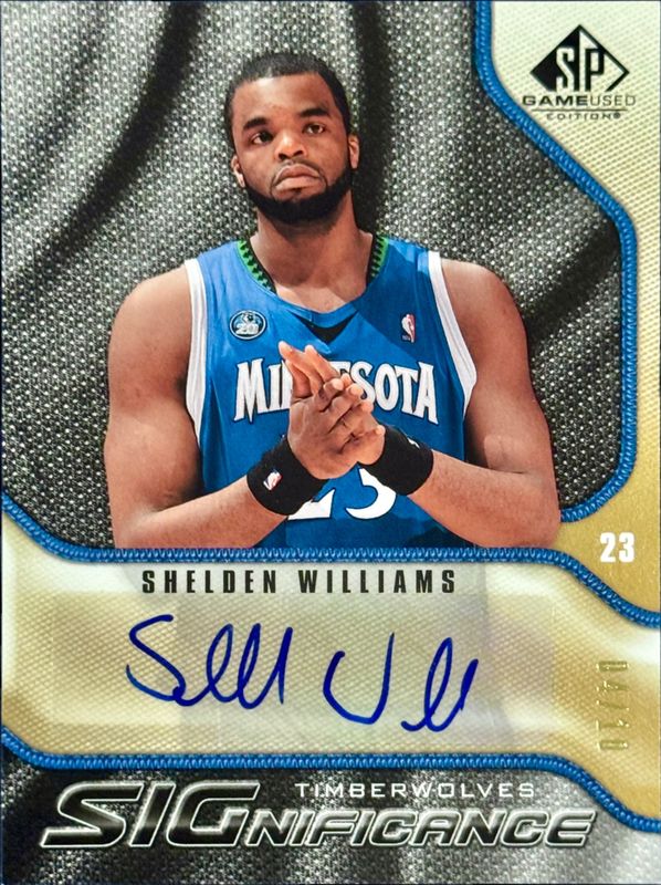 2009 SP Game Used #S-WS SIGnificance Gold /10