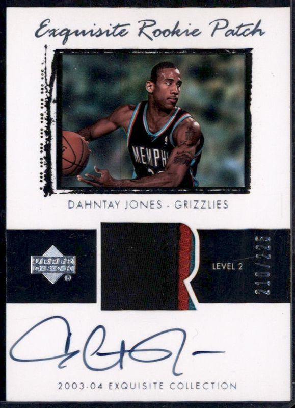 2003 Upper Deck Exquisite Collection #70 Base /225