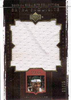 LeBron James Extra Exquisite #EE-LJ front scan.