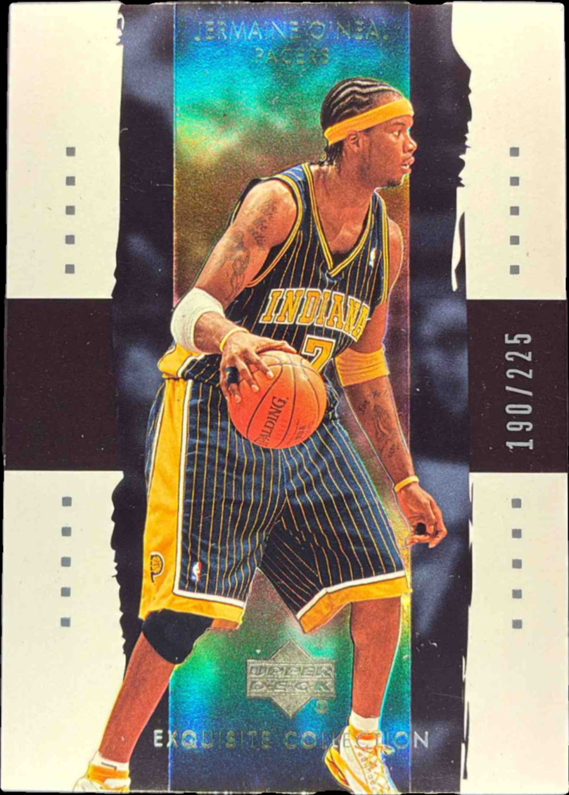 Jermaine O'Neal Base Card #13 front scan.