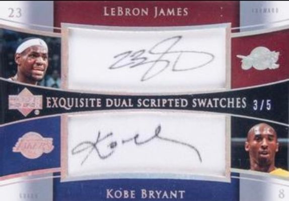 2004 Upper Deck Exquisite Collection #SS2-JB Dual Scripted Swatches /5