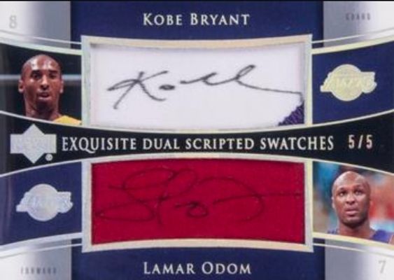 2004 Upper Deck Exquisite Collection #SS2-BO Dual Scripted Swatches /5