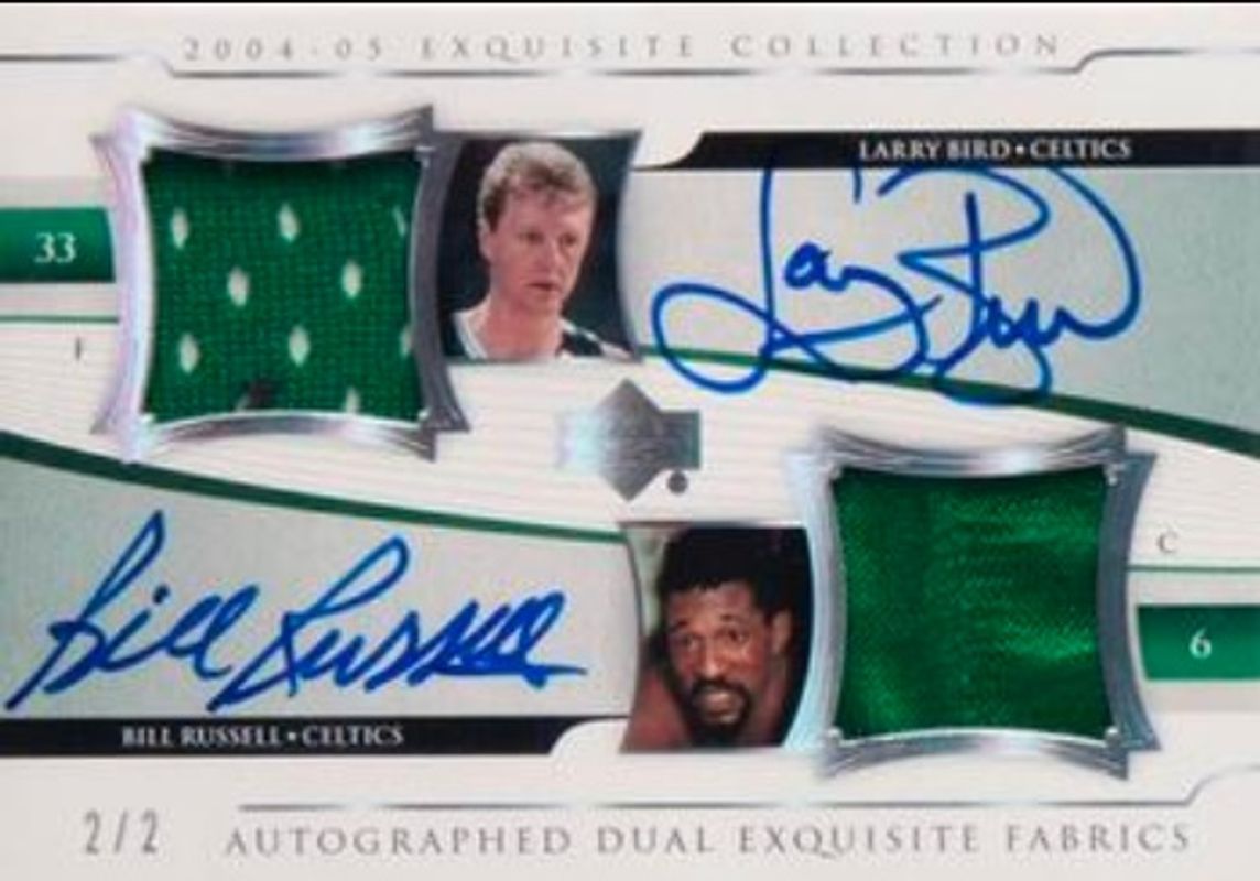2004 Upper Deck Exquisite Collection #A2E-BR Dual Jerseys Autographs /2