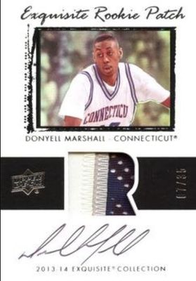 2013 Upper Deck Exquisite Collection #78-DM '03 Tribute Patch Autographs /35