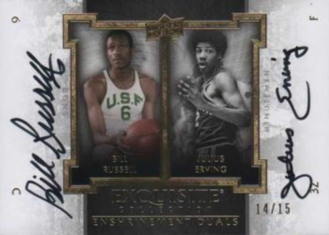 2013 Upper Deck Exquisite Collection #EE2-RE Enshrinement Duals /15