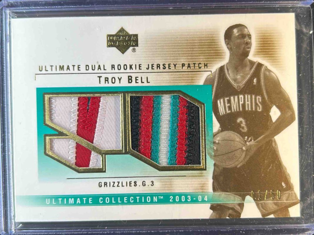 2003 Upper Deck Ultimate Collection #TB-2P Patches Dual /50