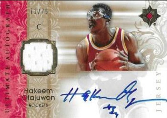 2006 Upper Deck Ultimate Collection #AU-HO Autographs Jerseys /75