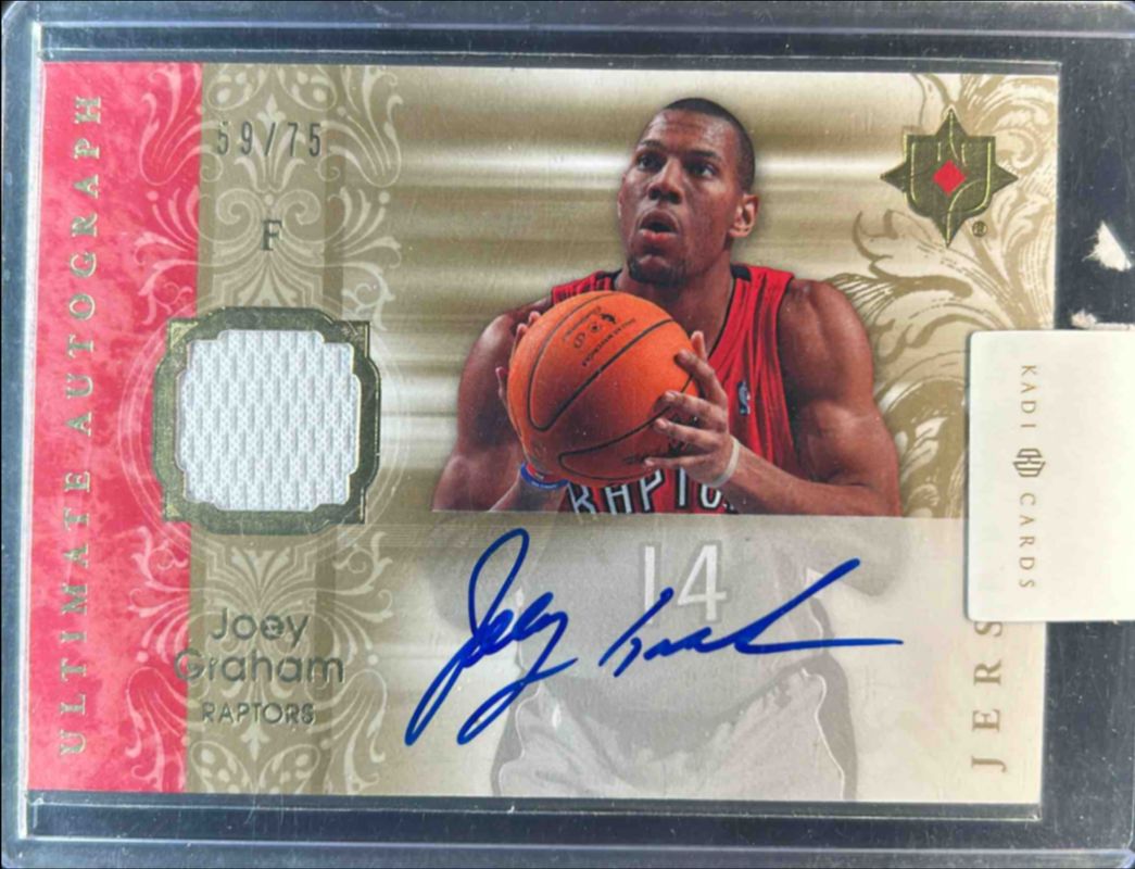 2006 Upper Deck Ultimate Collection #AU-JG Autographs Jerseys /75