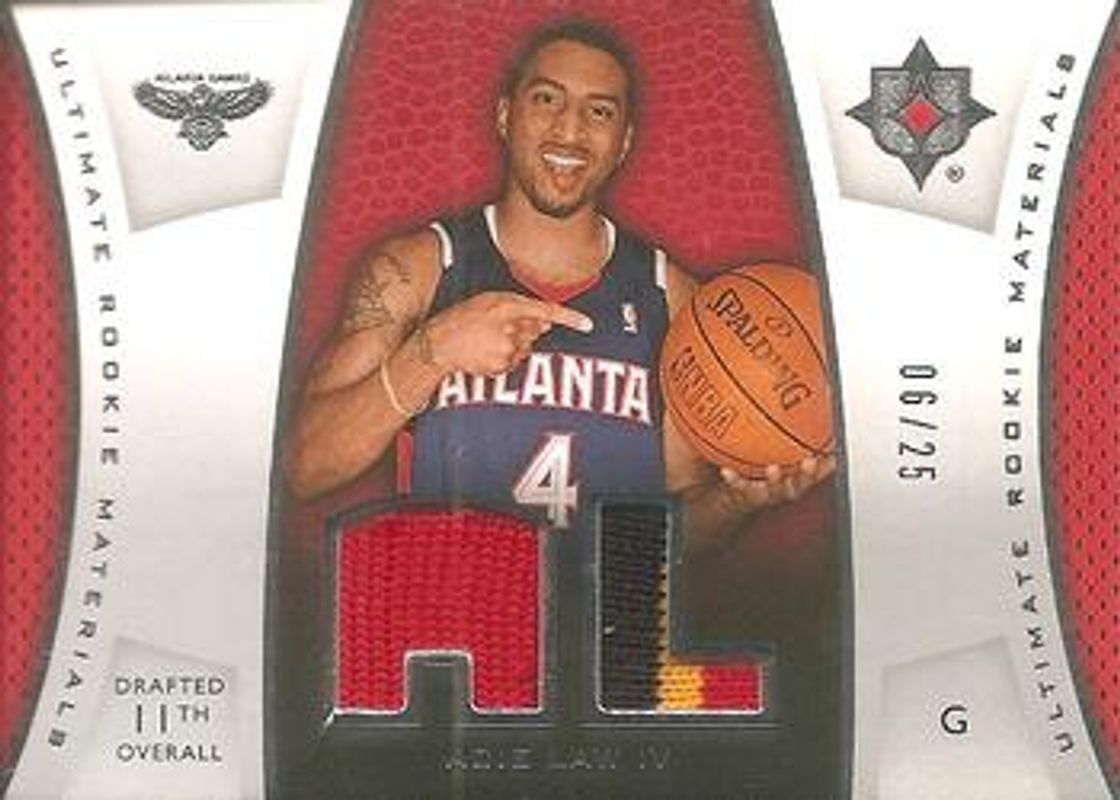 2007 Upper Deck Ultimate Collection #ULTR-AL Ultimate Rookie Materials Patches /25