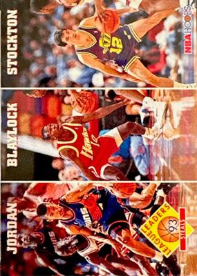 1993 Hoops #289 League Leaders (Steals)