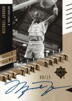 2010 Upper Deck Ultimate Collection #1-1 All Time Draft Signatures Gold /25