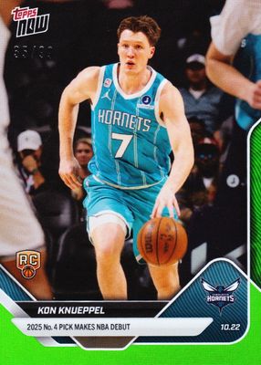 2025 Topps Now #10 Green Foil /99