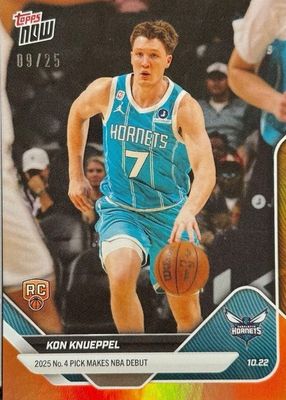 2025 Topps Now #10 Orange Foil /25