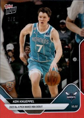 2025 Topps Now #10 Red Foil /5