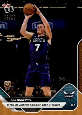 2025 Topps Now #41 Orange Foil /25