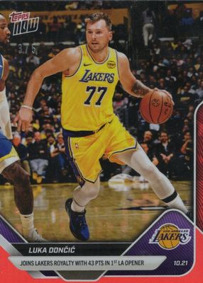 2025 Topps Now #5 Red Foil /5