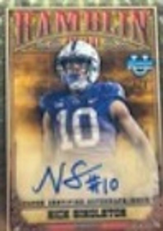 2023 Bowman Chrome University #RMA-NS Ramblin' Man Autographs - Superfractor /1