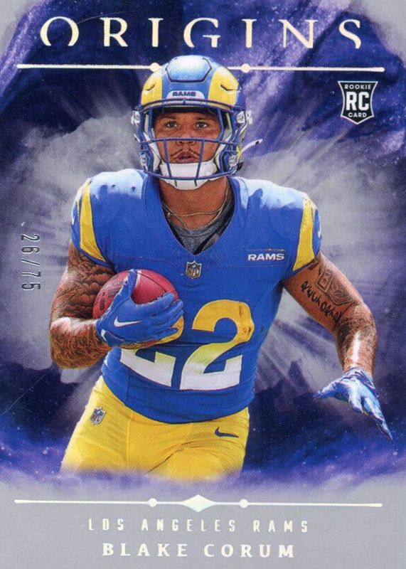 Blake Corum 2024 Origins #110 Silver /75 Rookie RAW