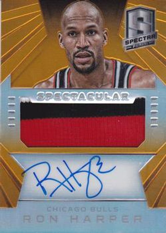 2014 Spectra #SS-RH Spectacular Swatches Signatures - Orange /25