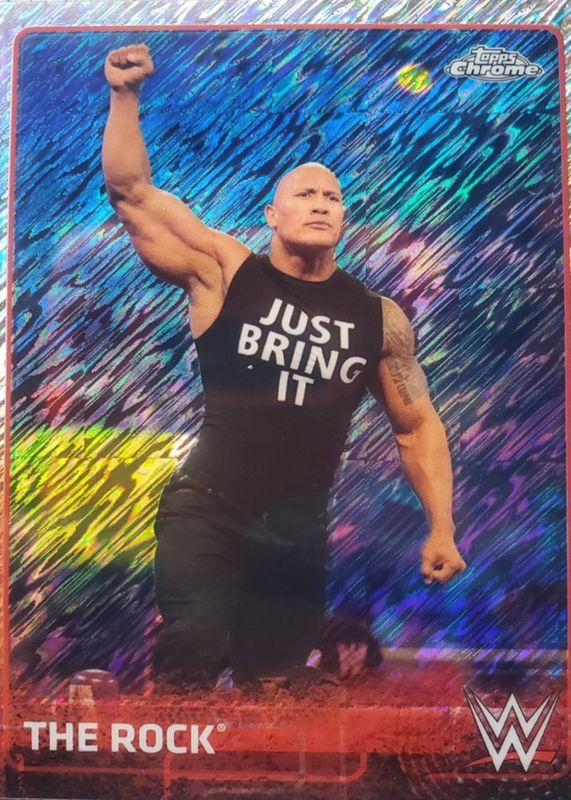 2015 Topps Chrome WWE #57 Shimmer Refractor /10