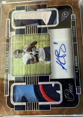 2021 One #394 Formula One Autographs - Gold (/10)