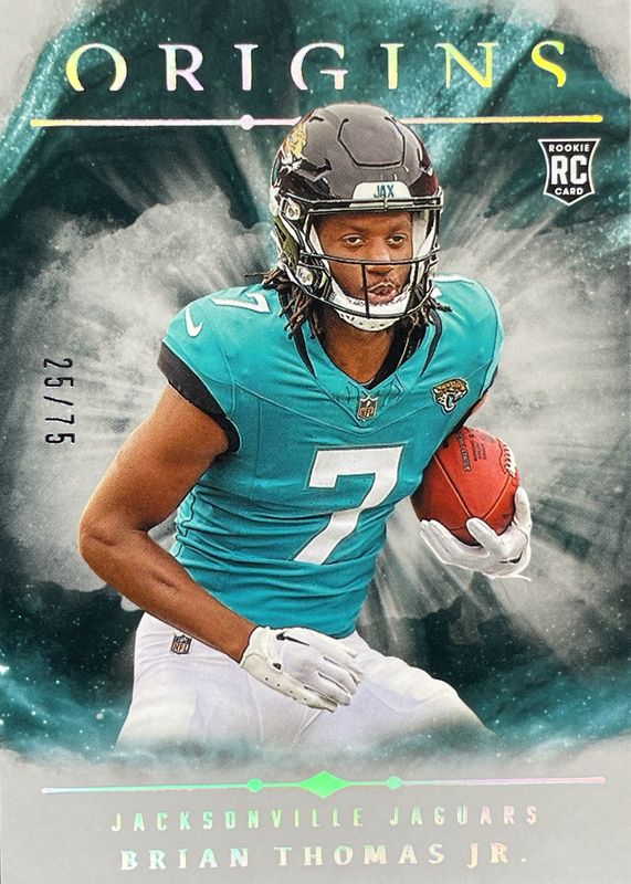 Brian Thomas Jr. 2024 Origins #119 Silver /75 Rookie RAW