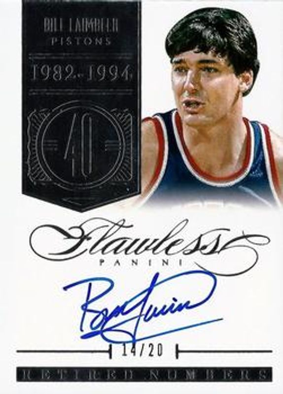 2013 Flawless #RN-BI Retired Numbers Autographs /20